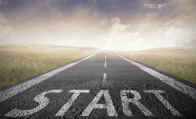Start straight for business