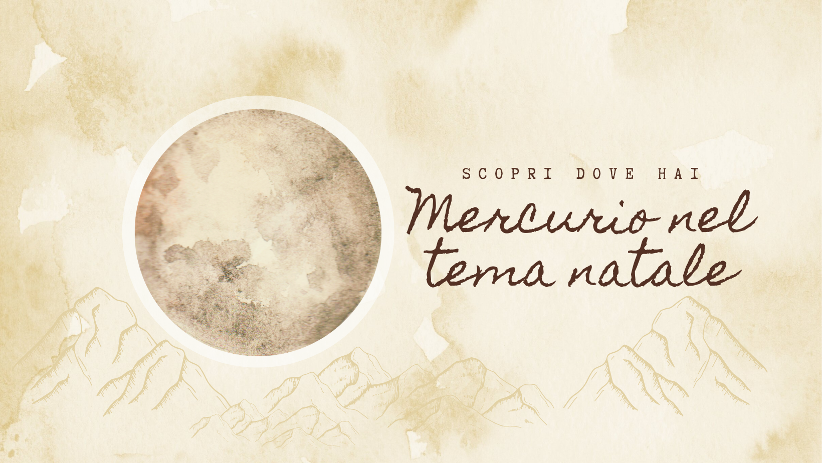 Mercurio Nel Tuo Tema Natale | Simon & the Stars