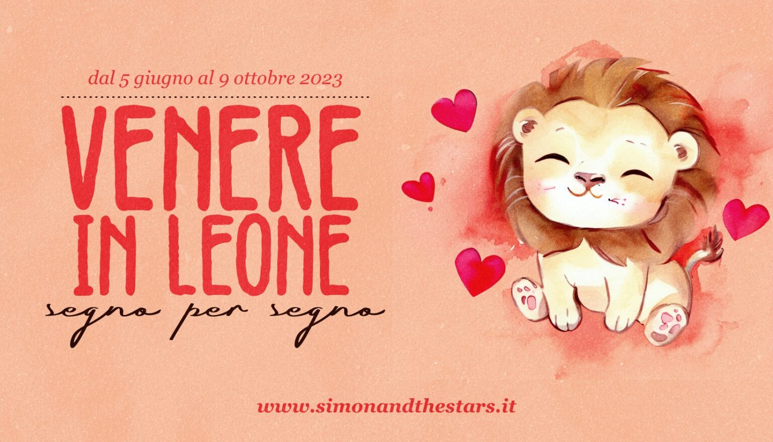 VENERE IN LEONE SEGNO PER SEGNO