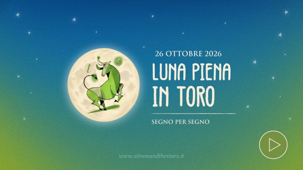 Immagine della Luna Piena in Toro